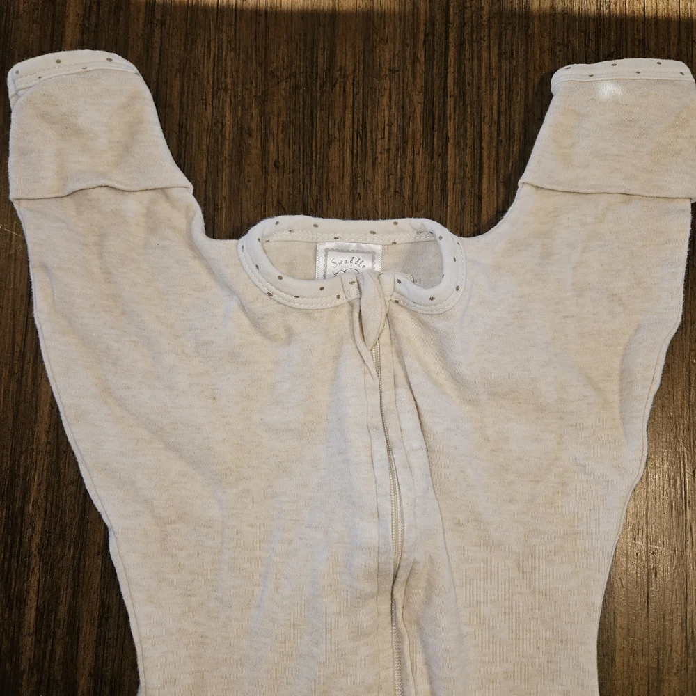 Swaddle Designs Ivory Sleep Sack Infant Sz M 3-6 momths